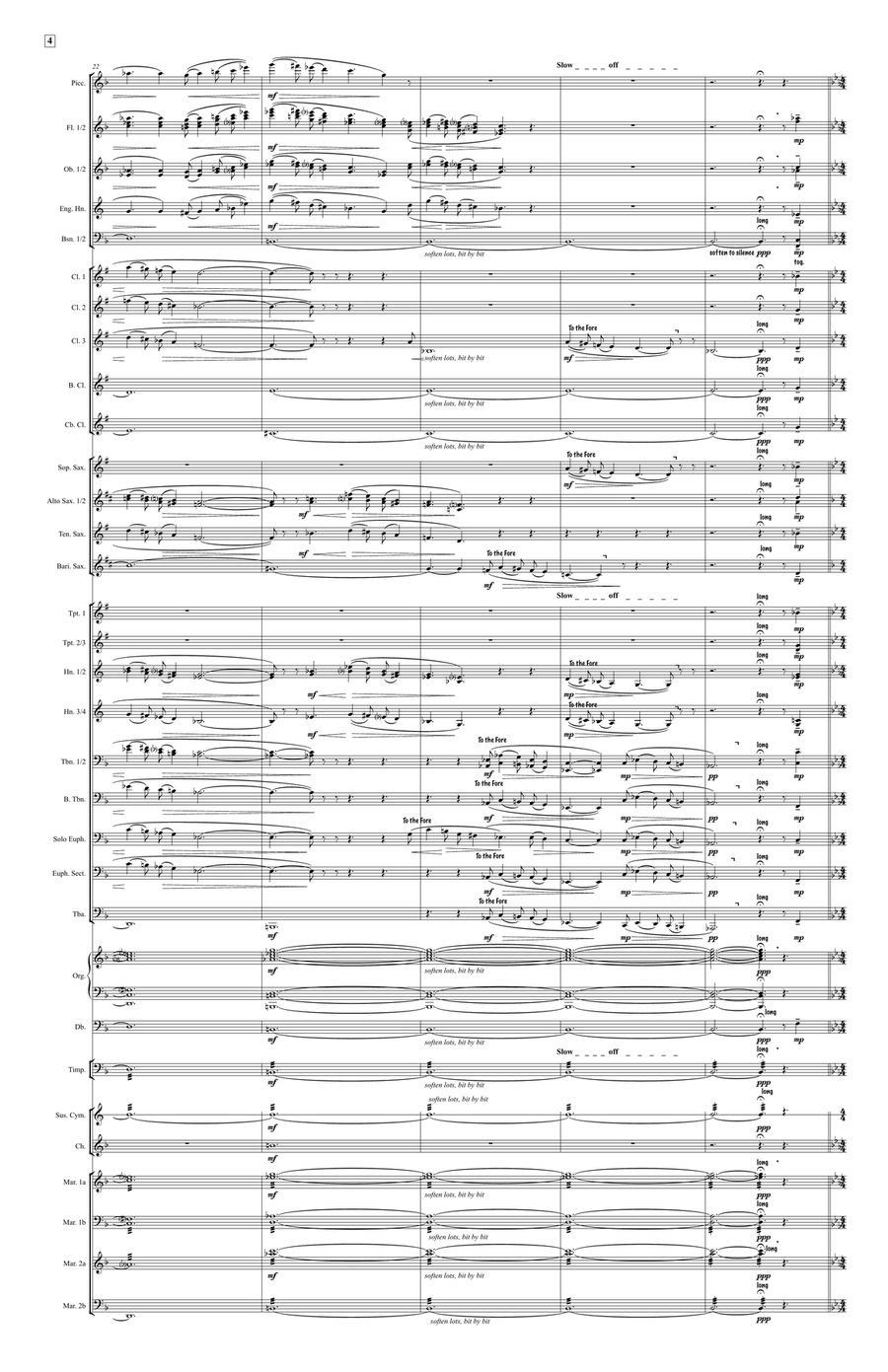 Beaches of Lukannon (large score) Concert Band scores gallery preview page 5