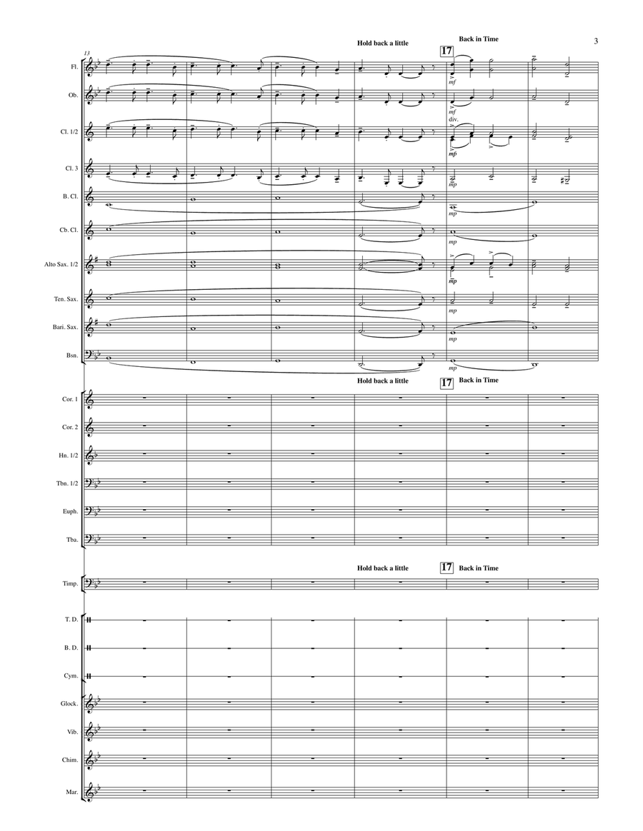 This is No' My Plaid (small score only) Concert Band scores gallery preview page 4