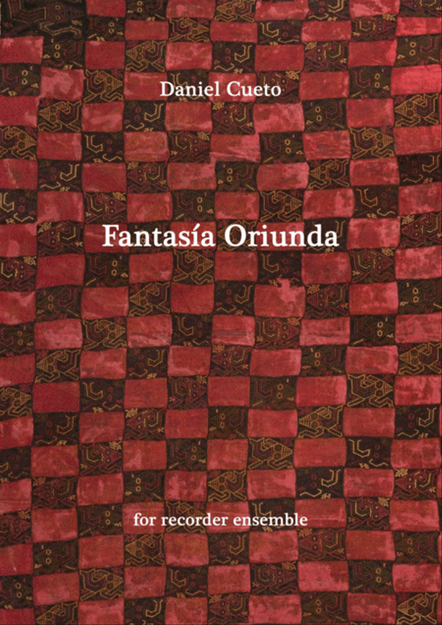FANTASIA ORIUNDA for recorder ensemble Recorder scores gallery preview page 1