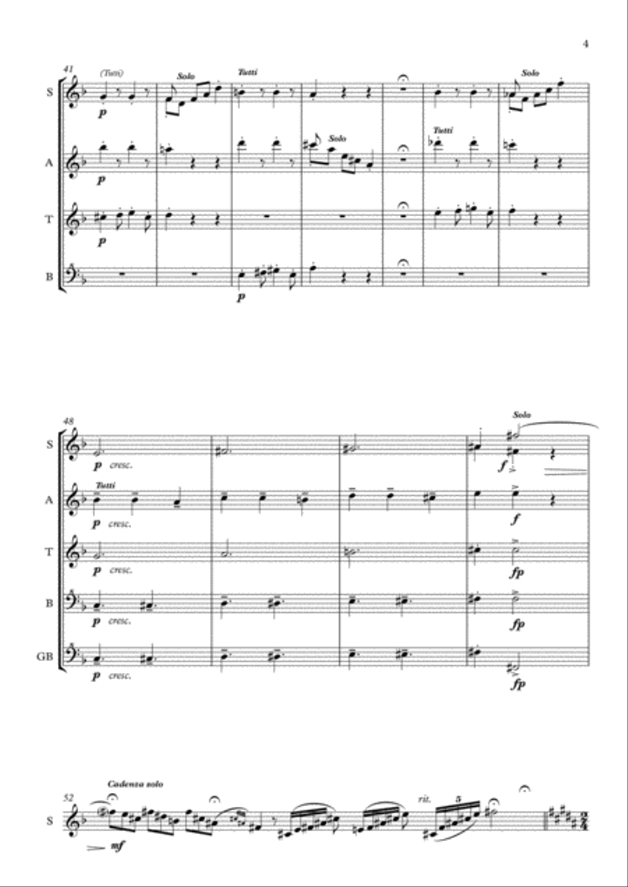 FANTASIA ORIUNDA for recorder ensemble Recorder scores gallery preview page 5