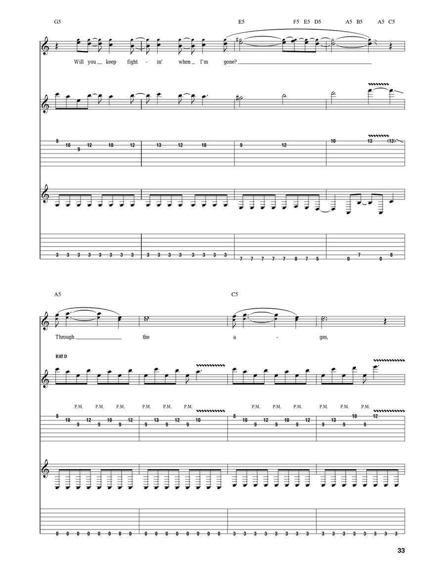 Dead And Gone Dead And Gone Acoustic Guitar scores gallery preview page 3