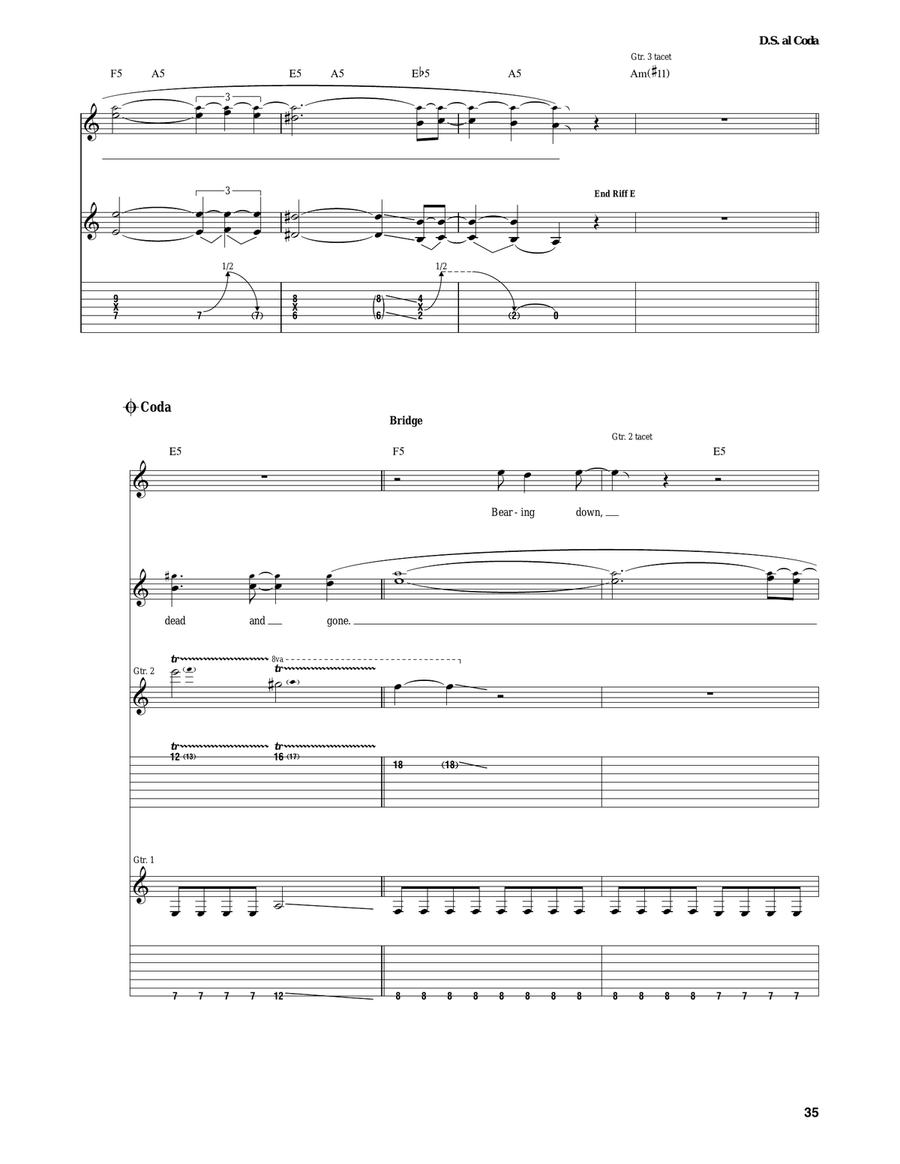 Dead And Gone Dead And Gone Acoustic Guitar scores gallery preview page 5