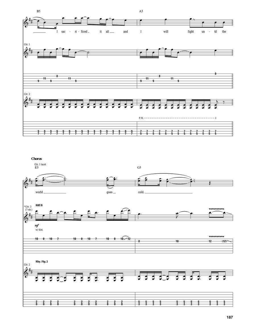 Until The World Goes Cold Acoustic Guitar scores gallery preview page 3