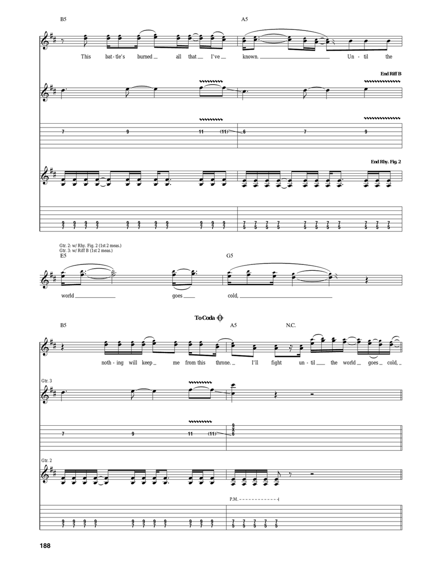 Until The World Goes Cold Acoustic Guitar scores gallery preview page 4