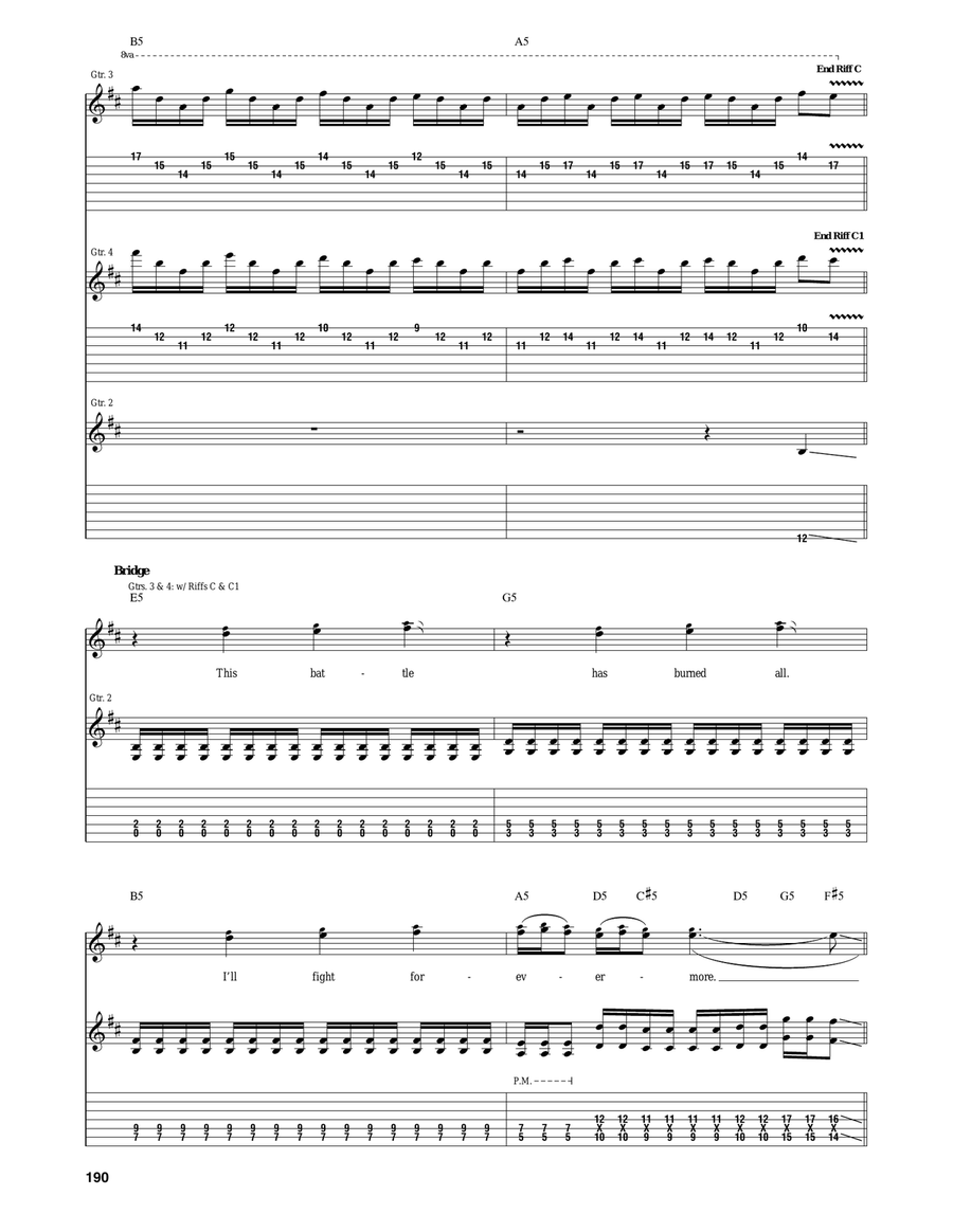 Until The World Goes Cold Acoustic Guitar scores gallery preview page 6