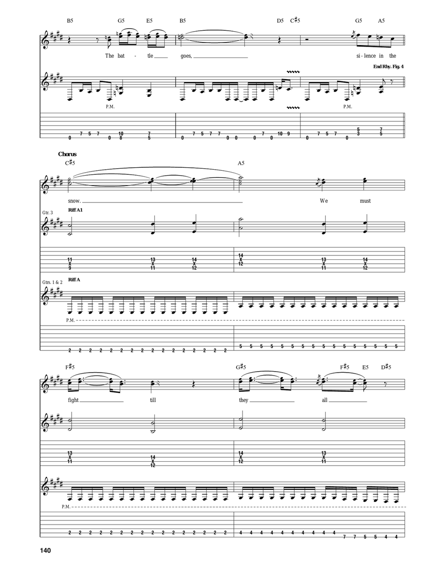 Silence In The Snow Acoustic Guitar scores gallery preview page 4