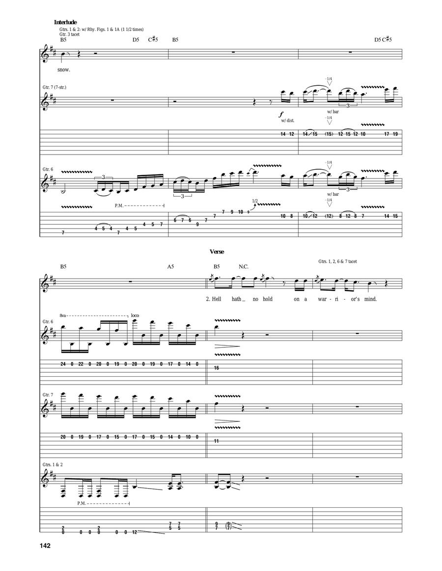 Silence In The Snow Acoustic Guitar scores gallery preview page 6