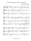 Come Thou Fount of Every Blessing - Trumpet Trio