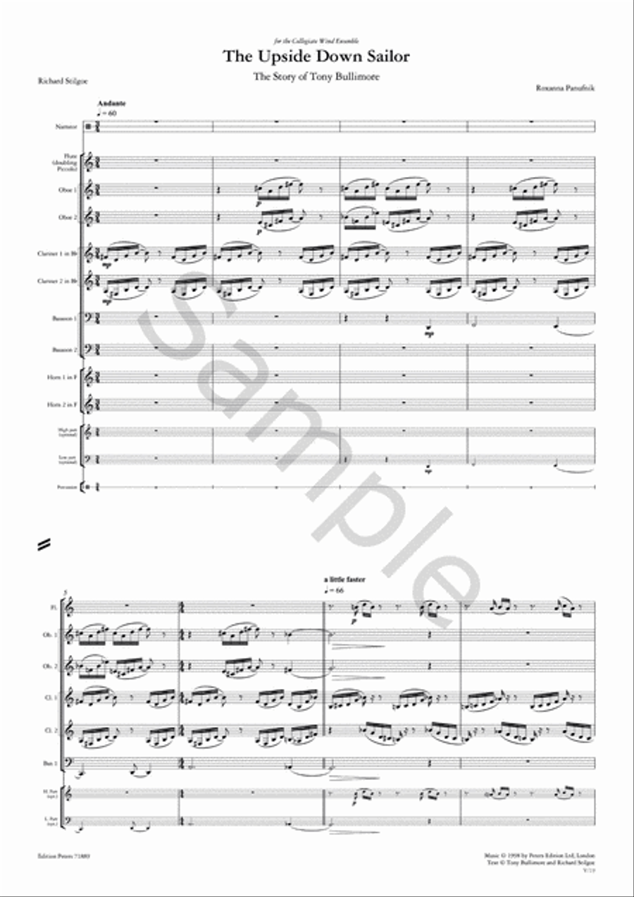 The Upside Down Sailor Chamber Music scores gallery preview page 3