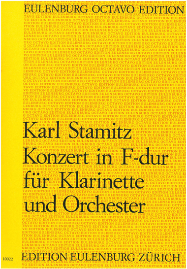 Concerto for clarinet in F major