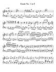 Etude No. 1 in F