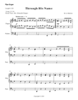 THROUGH HIS NAME - Pipe Organ