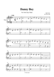 Danny Boy for Easy Piano