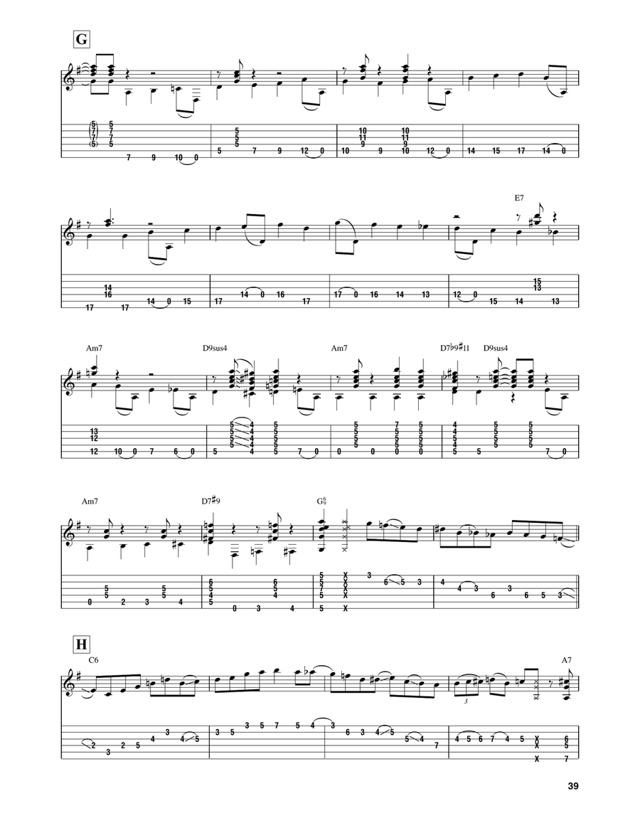 Get Me To The Church On Time Electric Guitar scores gallery preview page 6