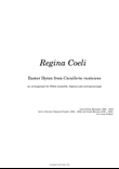 Regina Coeli (from Cavalleria rusticana) SSAA, soprano solo, piano/organ reduced version