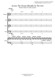 Across The Ocean SATB