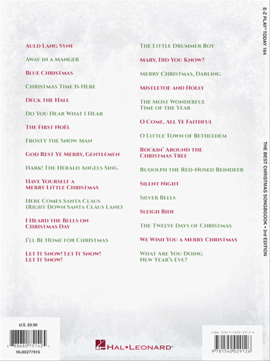 The Best Christmas Songbook – 3rd Edition Electronic Keyboard scores gallery preview page 6
