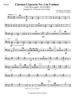 Weber: Concerto for Clarinet No.1 in f minor, Op.73 - First Movement: Allegro