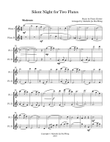 Silent Night for Two Flutes