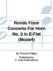Rondo From Concerto For Horn No. 2 In E-Flat (Mozart)