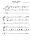 Softly and Tenderly (Piano & Violin)