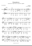 Greensleeves, easy duet SA or 2 – part choir a cappella, E minor