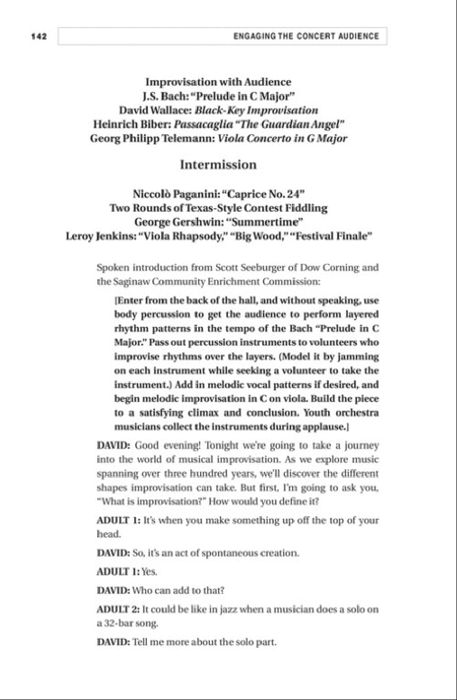 Engaging the Concert Audience Collection / Songbook scores gallery preview page 5