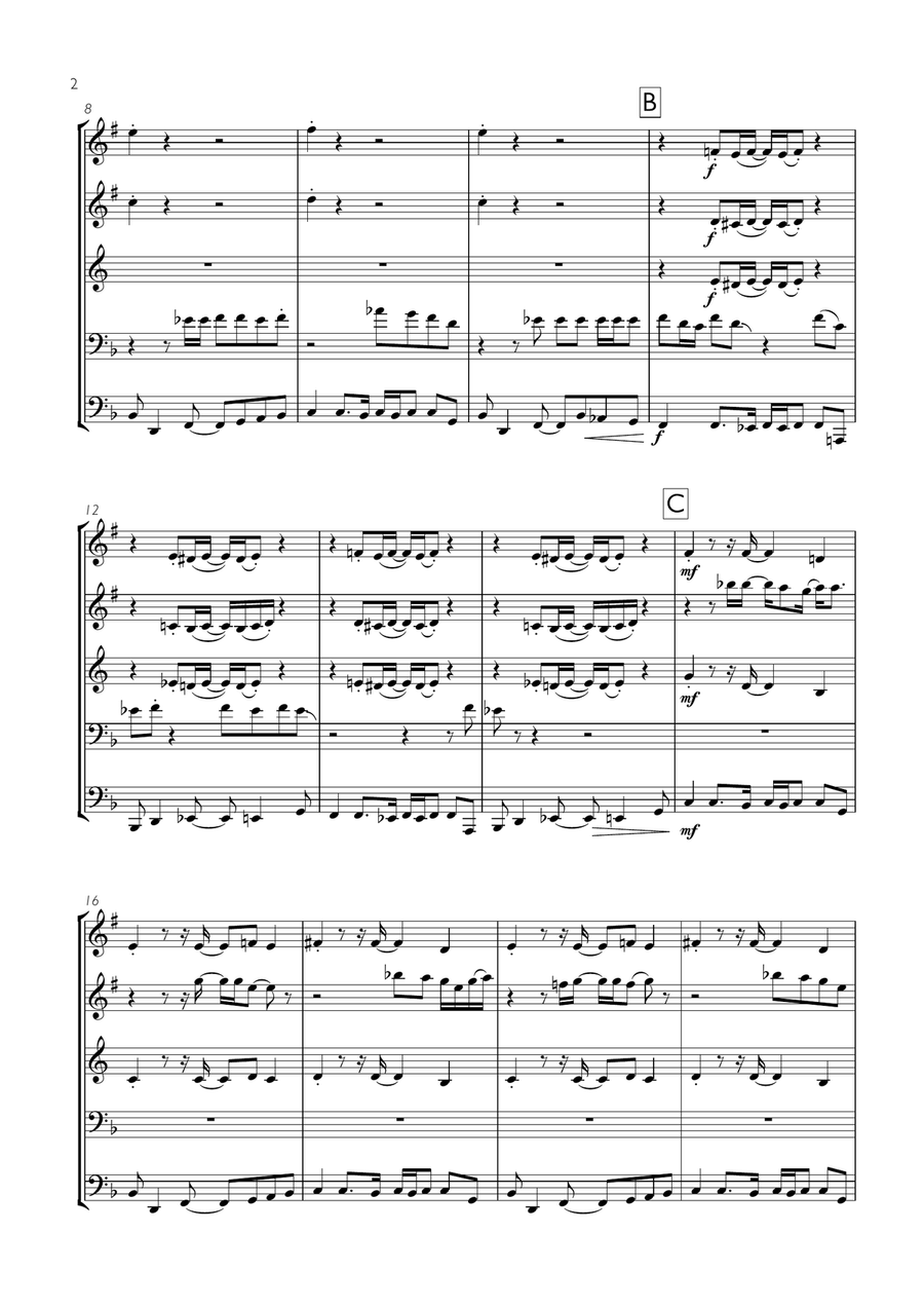 Respect Respect Brass Ensemble scores gallery preview page 2
