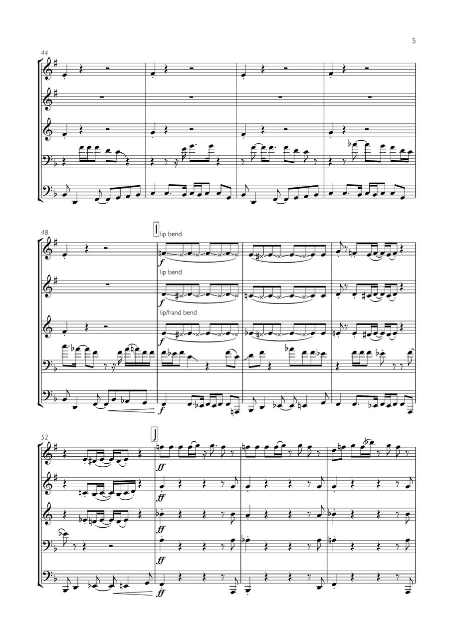 Respect Respect Brass Ensemble scores gallery preview page 5