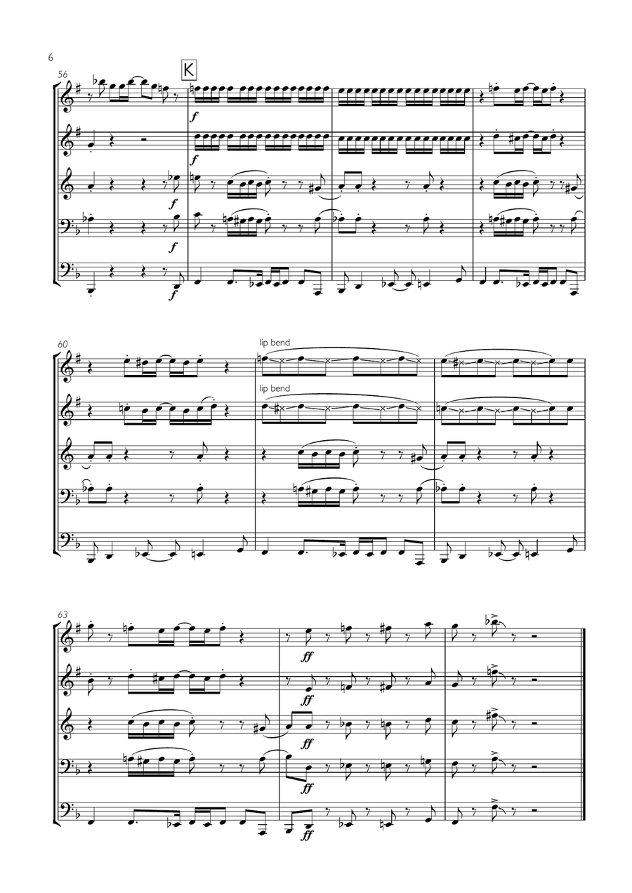 Respect Respect Brass Ensemble scores gallery preview page 6