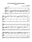 In The Hall Of The Mountain King Violin Viola and Cello Trio