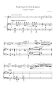 Paraphrase for Flute & Piano Eugene Onegin