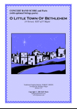 O Little Town Of Bethlehem - Concert Band with Optional Strings Score and Parts PDF