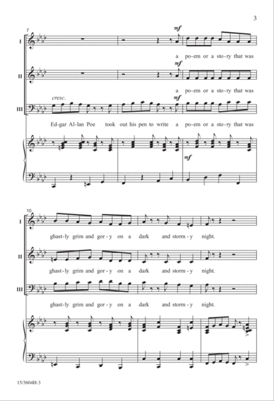 A Dark and Stormy Night A Dark and Stormy Night 3-Part scores gallery preview page 8