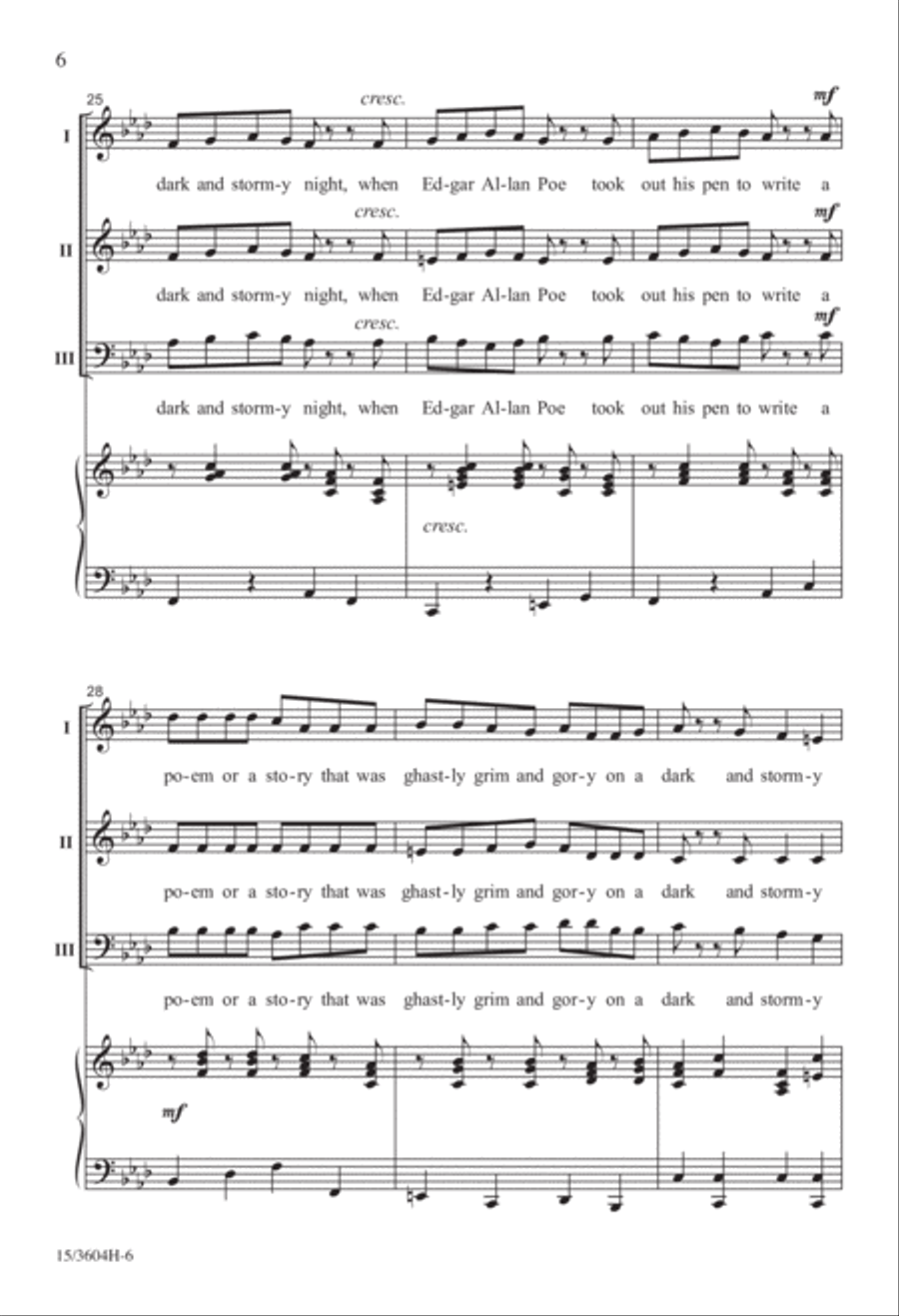 A Dark and Stormy Night A Dark and Stormy Night 3-Part scores gallery preview page 11