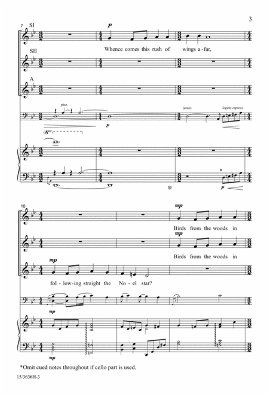 Carol of the Birds Carol of the Birds SSA scores gallery preview page 3