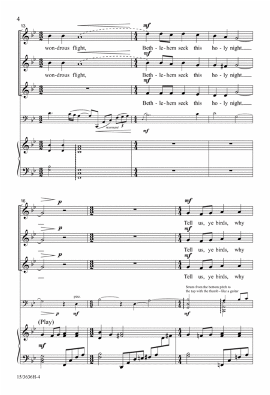 Carol of the Birds Carol of the Birds SSA scores gallery preview page 4