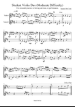 Simple Student's Violin Duet (Moderate Difficulty)