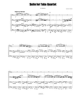 Suite for Tuba Quartet