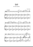 Still (for cello and piano) - piano score