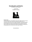 Sarabande and Satire