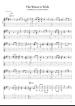 The Water is Wide (traditional), for solo fingerstyle guitar