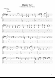 Danny Boy, for solo fingerstyle acoustic guitar
