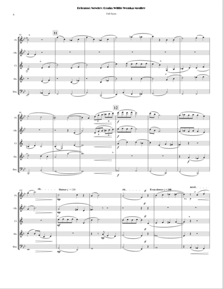 The Candy Man Woodwind Quintet scores gallery preview page 6