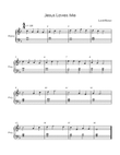 Jesus Loves Me (Easy Piano)