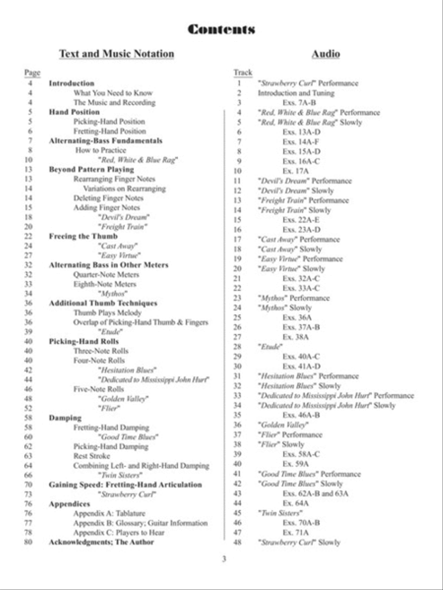 The Art of Solo Fingerpicking – 30th Anniversary Edition Fingerpicking Guitar scores gallery preview page 2