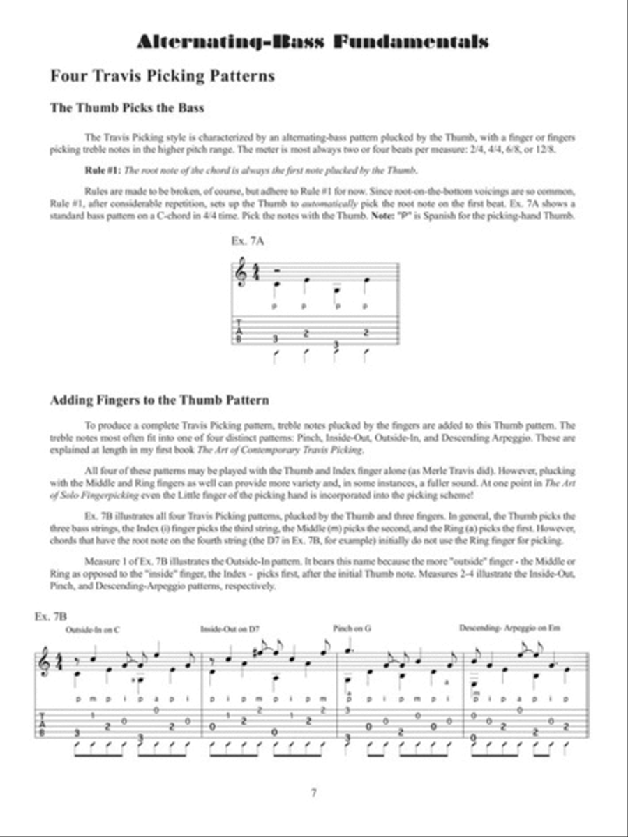 The Art of Solo Fingerpicking – 30th Anniversary Edition Fingerpicking Guitar scores gallery preview page 3