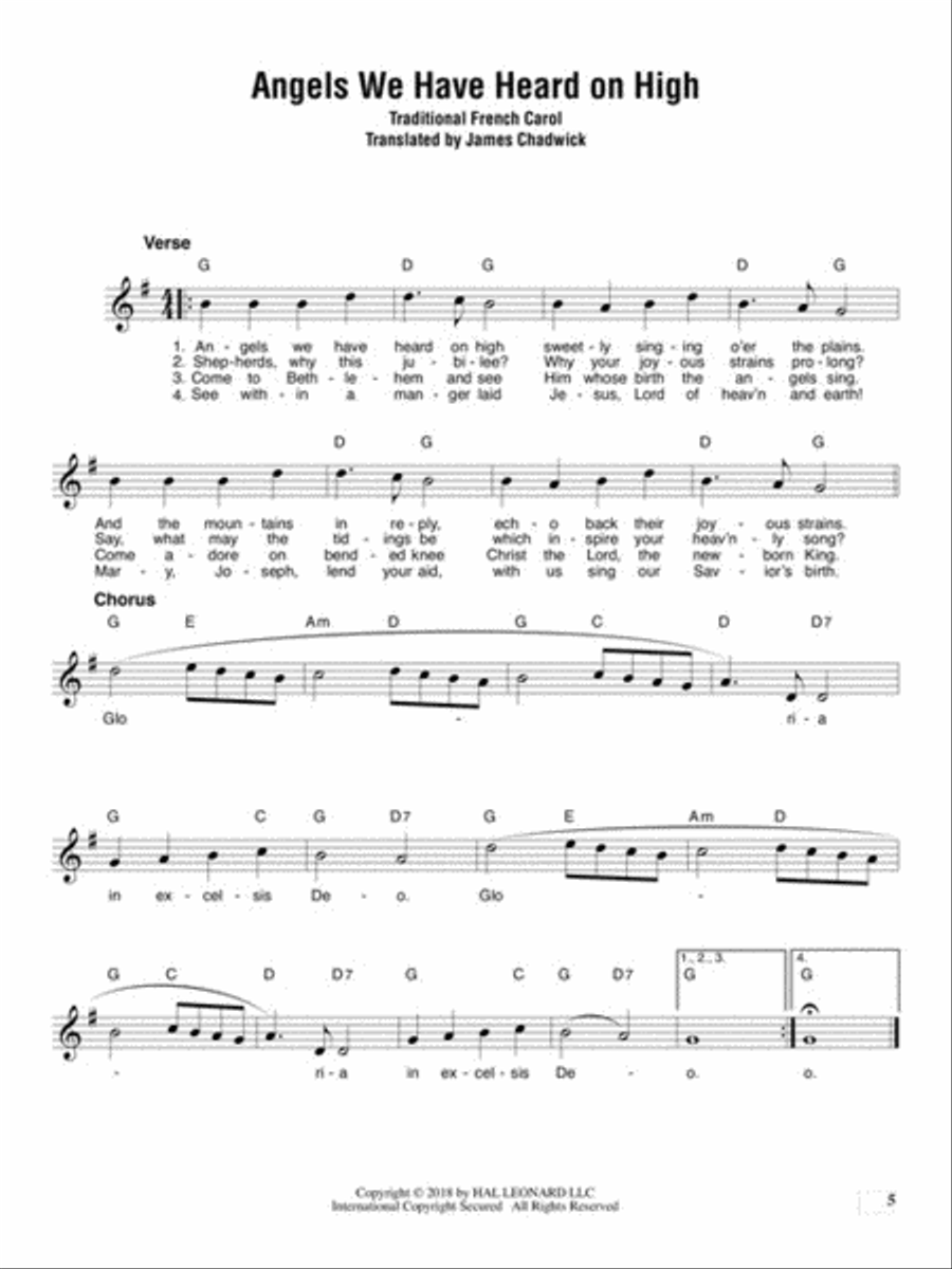 Christmas Songs – Strum Together Banjo scores gallery preview page 3