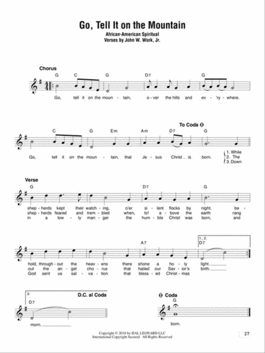 Christmas Songs – Strum Together Banjo scores gallery preview page 4