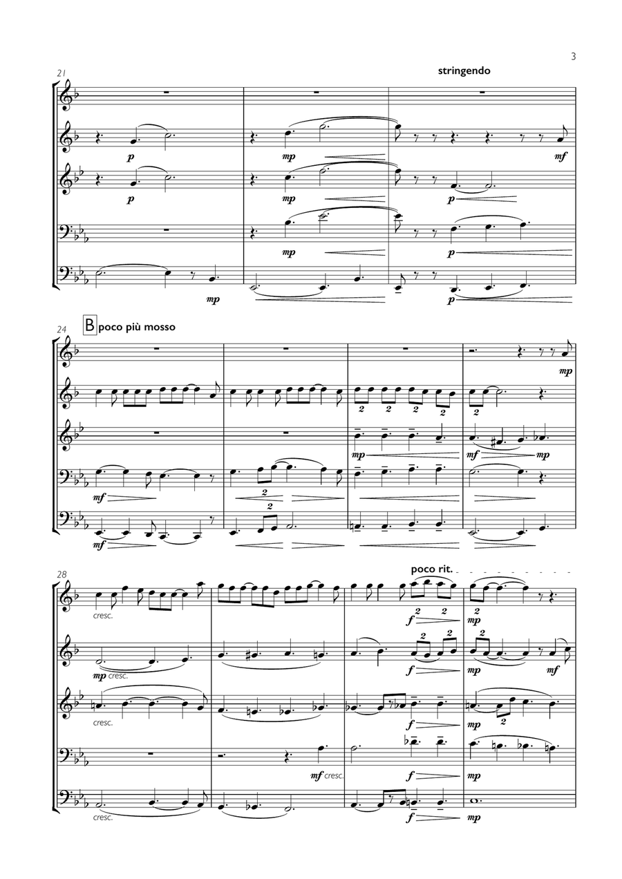 Hallelujah Hallelujah Brass Ensemble scores gallery preview page 3